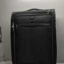 Travelpro Platinum Elite Softside Expandable Checked Luggage, 8 Wheel Spinner Large Suitcase, TSA Lock, Men and Women, Shadow Black, Checked Large 29-Inch