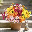 12 Bundles Daisy Artificial Flowers for Outdoors, Faux Daisies Artificial Flowers, Realistic Fake Mum Daisy Flowers, Faux Daisy Flowers for Front Porch, Garden, Yard, Home Decor, 13in (Mixed Colors)