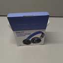 AILIHEN C8 Kids Headphones Wired, On-Ear Headphones with Microphone and Volume Control Foldable Corded Stereo 3.5mm Headset for School Teens Smartphones Chromebook Laptop Tablets Travel (Black Blue) (Medium)