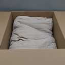 HORIMOTE HOME 100% Cotton Quilt King Size Beige Bedspread, Pre-Washed 3-Piece Cozy Lightweight Stitching Decorative Bedding Cover Coverlet Set with 2 Shams in Geometric Pattern for All Seasons