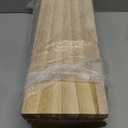 WOPITUES Wood Floating Shelves Set of 6, Shelves for Wall Decor, Farmhouse Shelf for Bedroom, Bathroom Storage Shelves, Book Shelves for Living Room - Rustic Brown (16.5 Inch)