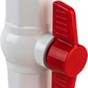 LESSO 2'' PVC Ball Valves, Ball Valve Water Shut Off, 2 inch PVC Ball Valves Slip, Socket SCH40 White