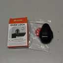 Mom's Choice Gold Awards Winner - EUDEMON 1 Pack Childproof Oven Door Lock, Oven Front Lock Easy to Install & Heat-Resistant Material no Tools Need or Drill (Black)(ONLY for Flat Surface)