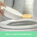Ingenuity My Size Potty Pro in Pink, Infant Potty Training Toilet, Lifelike Flushing Sound, for Ages 18 Months, Up to 50 Pounds