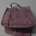 Small Tote Bag with Zipper Tote Bag for Women Nylon Satchel Hobo Bag Messenger Bag (Pink)
