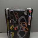 Slot Car Race Track Sets,2 in 1 Race Car Track with 4 High-Speed Slot CarsGift Toy for Boys Kids Ages 5 6 7 8-12,Dual Power (Source) Cars Track,Dual Racing Game Lap Counter Circular Overpass Track, 0.2 inches