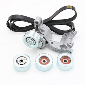 Flynsu Drive Belt Tensioner Idler Pulley Kit Replacement for 2005-2015 Toyota Tacoma 4Runner FJ Cruiser Tundra 4.0L 1GRFE