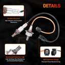 2Pcs Upstream Downstream Oxygen Sensor O2 Sensor Compatible with 2007-2011 Honda Civic DX EX EX-L LX LX-S 1.8L L4 Replace# 234-9124 234-4350 36531RNAJ01 36532RNAA01 2112002490 36532RMXA01 753889