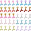 SUNNYCLUE 40Pcs Resin Mermaid Tail Charms Flatback Charm Pendants with Glitter Powder Summer Ocean Fish Tails Charms for DIY Jewelry Making Charms Earring Bracelets Necklace Supplies Hanging Ornament