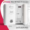 Kidde Carbon Monoxide Detector, Plug-in Carbon Monoxide Detector with AA Battery Backup, 85 dB Alarm, LED Status Light Indicators, 3rd Edition