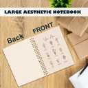 Floral Christian Notebook Journal, Christian Gifts for Women, Bible Journaling Notebook, Bible Notebooks for Note Taking, You Are Inspirational Hardcover Spiral Botebook 5.5x8.3 Inch