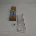 upsimples Acrylic Shelves for Bathroom Storage, 15" Floating Shelves Wall Organizer for Perfume, Make up, Skincare, Kids Bookshelf for Bedroom, Nursery, Living Room Decor, Clear, 2 Pack