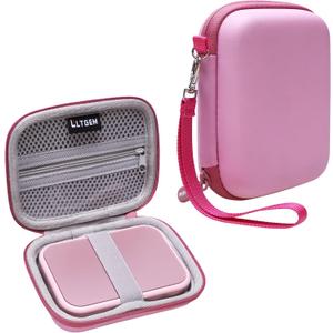 3 x LTGEM Hard Case for Canon Ivy 2 Mini/Ivy Mini Photo Printer and Canon Ivy CLIQ CLIQ+ CLIQ 2 CLIQ+2 Instant Camera Printer(Pink), 5.6 x 4.4 x 1.8 inches