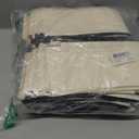 Blank Canvas Bag Zipper Pouch Makeup Bags Bulk - Multi-Purpose Canvas Pencil Pouch with Sturdy Zipper, Cosmetic Bag Travel Toiletry Bag for DIY Craft Projects (80, Beige, 8.3x4.7)