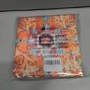 Orange Blue Ethnic Boho Pattern Throw Pillow Covers Pack of 2 Double-Sided Printing Home Indoor and Outdoor Sofa Bed Decor pillowcover (18x18, Boho Style Ethnic Design Decorative)