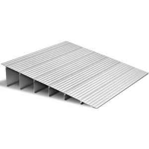 VEVOR Door Threshold Ramp, 6 inch Rise, Aluminum Alloy Threshold Ramp Rated 800 lbs Load Capacity, Handicap Ramps for Home Steps for Wheelchair, Scooters, Power Chairs, Walkers, Bicycle, Tricycle