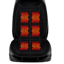 Car Seat Cushions Fit Cold Weather and Winter Driving, Car Seat Cover Foldable Portable Seat Cover for Back and Seat Cushions with Bottom Anti-Slip Silicon(1 Pack/ Black)