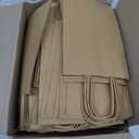 OUTUXED 150pcs Brown Paper Gift Bags, 5.25x3.2x8in Small Paper Bags with Handles Bulk for Shopping, Birthday, Wedding, Merchandise and Business Party (Kraft)