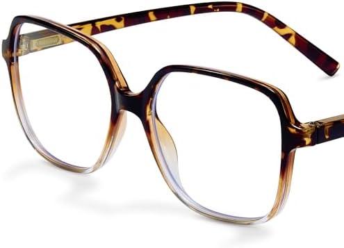 miyya Blue Light Blocking Glasses for Women, Blue Light Glasses for Women Oversized Fashion Glasses