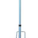 ResOne Dual Oxygen Tank Cart, Portable Oxygen Cart with Wheels, Adjustable Handle, Powder‑Coated Steel Frame, Holds 2 Size D or E Cylinders