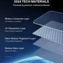 For 2PCS Glossy Tempered Glass 2024 2025 2026 VW Volkswagen Atlas Touchscreen & Dashboard Screen Protector - Atlas (SE/SE with Technology/SEL/SEL Premium R-Line) Accessories