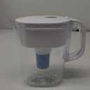 Brita Small 6 Cup Denali Water Filter Pitcher with 1 Brita Standard Filter, Made Without BPA, Bright White