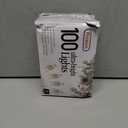 PREXTEX 100-Count Ultra Bright Christmas Lights - 20 ft Clear StringLights on White Wire - Incandescent Xmas TreeLights for Indoor and Outdoor Decorations