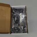 Self-Locking Gate Latch, 2-Sided Key Lock, Black Fence Hardware for Wood Metal Vinyl Gates