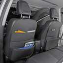 Seat Back Protector,Preventing the Impact of Children Stepping on the Seat Backrest,Beautiful appearance and easy to clean,black (Black -2pcs)