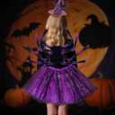 Halloween Spider Costume Set Spider Tutu Skirt Wings Headband Magic Wand Costumes Halloween Dress up Cosplay