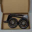 Bike Training Wheels, Pair of Heavy Duty Rear with Stabilizers Mounted Kit for Kids Boy Girls Bikes of Single Speed Bicycle with 12 14 16 18 20 Inch