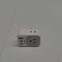 US to India Plug Adapter, TESSAN Type D Travel Adapter with 4 Outlets 3 USB (2 USB-C), Power Adaptor for USA to India Nepal Maldives Pakistan Bangladesh Sri Lanka Bhutan Yemen