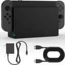 Dock Station for Nintendo Switch/Switch OLED, Replacement 3-in-1 TV Dock Set with Original IC Module, AC Charger & High-Speed HDMI Cable for 1080P HD OutputNot Compatible with Sw 2