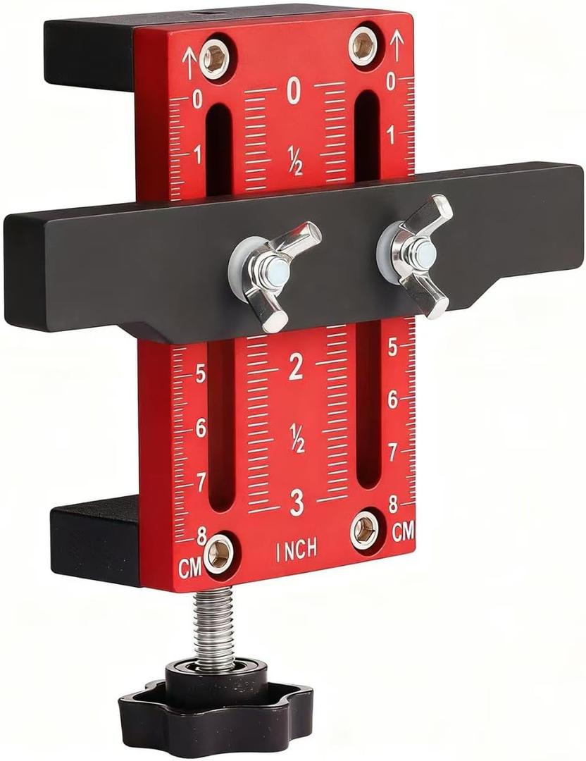 Cabinet Door Mounting Jig, Cabinet Door Installation Jig, Adjustable Cabinet Door Installation Positioner, Cabinet Installation Tools for Installing Frameless or Face Frame