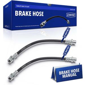 JC Whitney JFBAJCWBHH00340 Set of 2 Front Left & Right Brake Hydraulic Hoses - Compatible with Toyota 4Runner 2003-2017, FJ Cruiser 2007-2014, Lexus GX460 2010-2017, GX470 2003-2009
