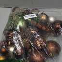 Brown Christmas Ornaments Set