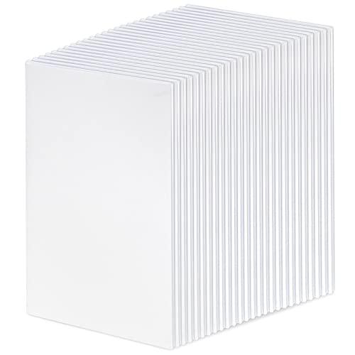 Paper Junkie 24 Pack Blank Books for Kids To Write Stories - A5 White Notebooks Bulk - Unlined Travel Journals Scrapbooks for Students Sketching (5.5x8.5 in) - Notebook Journal