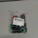 Othmro 8Pcs LED Indicator Pilot Light, AD16-22DS, 220V DC, 22mm Hole Dia Signal Indicator Dash Light, Plastic Shell Red Panel Mount Signal Pilot Dash Directional Light