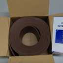 Flexible Baseboard Molding Trim 4 Inch x 20 Feet Self-Adhesive Vinyl Wall Base Peel and Stick Cove Base Rubber Wall Moulding Trim (Coffee)