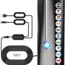 Long Range Digital TV Antenna for Smart TV Indoor Outdoor for Local Channels with Amplifier,