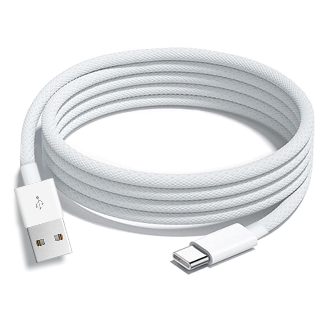 6ft USB A to USB C CarPlay Cable for iPhone 15/16/17, 15 16 17 Pro Max, 15/16 Plus,iPhone 17E/16E,Air,AirPods 4/AirPods Pro (2nd/3rd Gen),iPad 10th Gen, iPad Pro 12.9/11,Air 5th/4th Car Charging Cable