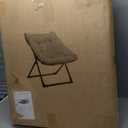 Comfy Saucer Chair for Adults, Soft Faux Fur Bedroom Chair, Accent Dorm Chairs, Flexible Living Room Reading Chairs, Oversized Folding Lounge Seat for Teens, X-Large, Grey