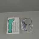 Electronic Vacuum Tonsil Stone Remover - Tonsil Stone Removal Kit with Built-in LED Light & 3 Suction Mode - Fight Bad Breath Oral Irrigator & 5X Magnifying Mirror for Tonsil Stone Removal (Green-01)