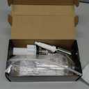 GAGALIFE Built in Sink Soap Dispenser or Lotion Dispenser for Kitchen Sink, Brushed Nickel ABS Pump Head, with 17 Ounce Large PET Soap Bottle