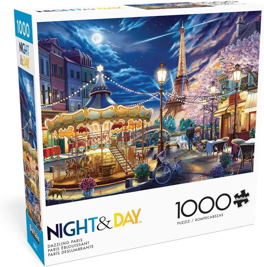 Buffalo Games - Image World - Dazzling Paris - 1000 Piece Jigsaw Puzzle for Adults -Challenging Puzzle Perfect for Game Nights - Finished Size is 26.75 x 19.75