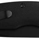 XIPHIAS Flipper Pocket Knife - 3.5" D2 Steel Blade, G10 Handle, EDC Folding Knife for Camping/Hiking | Compact Design & Pocket Clip | XBJ2207-1 (Black)