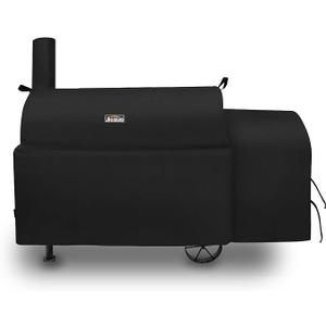 Grill Cover for Oklahoma Joe's Longhorn Offset Smoker Grill, Durable & Waterproof Oklahoma Joes Smoker Accessories