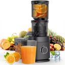 Juicer Machines, 150 Watts Cold Press Juicer with Wide Chute, Slow Masticating Juicers, High Juice Yield for Leafy Greens, Fruits & Vegetables, Easy to Clean