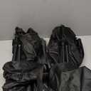 2 Pack Compact Camping Chairs Portable Folding for Outside with Carry Bag Lightweight Moon Chairs for Travel Picnic Hiking Beach Fishing, 600D Oxford, Supports 330lbs(Black)