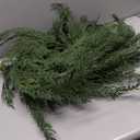 Christmas Cedar Garland Realistic - Cypress Decorations with Lights 6ft for Mantle Lighted Faux Pine Garlands for Xmas Home Decoration Indoor Stairs Railing Fireplace Outdoor 6 ft Prelit Door Decor